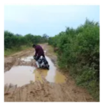 गोसाई बाबा से नदी तक दलदल बना रास्ता, मनरेगा की लापरवाही से ग्रामीण परेशान
