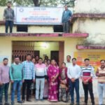वारासिवनी मे बेघरो के लिए अस्थायी आश्रम स्थल का शुभारम्भ ।