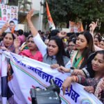 महिलाओं के सम्मान के खिलाफ बयान पर भड़की महिला कांग्रेस, मंत्री विजय शाह के निवास का किया घेराव