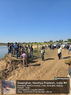 रेत के अवैध खनन पर बालाघाट प्रशासन की बड़ी कार्रवाई, सिवनघाट में तोड़ा गया एक किलोमीटर लंबा अवैध रास्ता