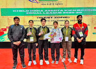 सिवनी की बालिका किकबॉक्सिंग खिलाड़ी वेस्ट ज़ोन से नेशनल के लिए क्वालिफाई